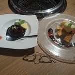 焼肉Garden MISAWA - ショコラドーム･ベイクドチーズケーキ