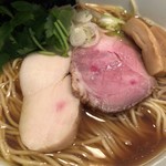 人力俥 - 蛤の香りがしてパツパツの細麺が最高の組み合わせー