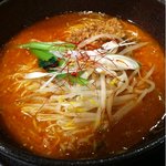 担担麺　利休 - 担担麺 新味•辛口•細麺 850円