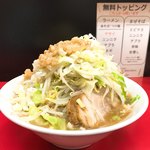 ラーメン 一心 - ラーメン並盛 全増し