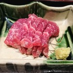 日本料理 晴山 - 馬刺し