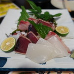 花太鼓 - 刺身の盛り合わせ(1500円)