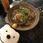 Koufu Gurume Yokochou Shea Eria - 牛スジ煮込み Beef Tendon Stew at Kofu Gourmet Yokocho (Kofu Food Village), Kofu！♪☆(*^o^*)