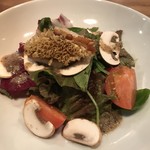 洋食 川ぎし - 白甘鯛の鱗焼きサラダ