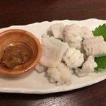 魚功 - はも湯引き