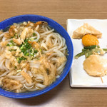 うどんの一平 - かけ特大とチビ太のオデンみたいな串揚げ
