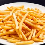 French fries/fried wontons/crispy fried chicken skin/fried squid/fried gizzard
