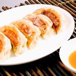 Homemade fried Gyoza / Dumpling (5 pieces) / Homemade Sichuan-style Gyoza / Dumpling (5 pieces) / Homemade shumai (3 pieces)