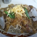 いむらや石堂店 - あんかけ焼きそば普通盛り+しゅうまい2個