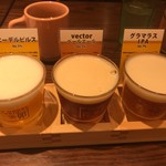 ビアハウス 森卯 - 本日の飲み比べ3種
            