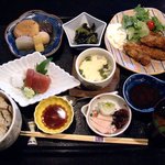 吾妻 - 日本料理 吾妻 ＠佐野 カキフライランチ ８６０円