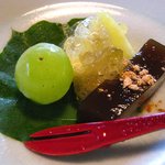 比良山荘 - 見た目も美しいデザートで〆