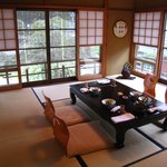 比良山荘 - こんな個室でいただきました