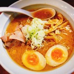 Sapporo Raiden - 味玉味噌ラーメン