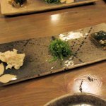 旬酒和食 芳べえ - 前菜三種2018.09.02