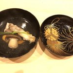 はらまさ - お椀  白甘鯛と大黒しめじ