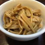 からみそラーメン ふくろう - メンマは別盛