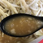 ラーメン二郎 - 【2018.9.1】豚骨乳化スープは絶品‼️