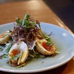 酒とタイ料理 ピッサヌローク - カイルークイ（揚げ玉子タマリンドソース）