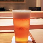 寿しの吉乃 - 生ビール