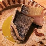 寿しの吉乃 - 蒸しアワビ