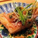 寿しの吉乃 - 金目鯛の竜田揚げ