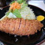 まるやま食堂 - 特上ヒレとんかつ定食1800円