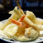 てんぷら天夜一夜 - ランチ天麩羅定食（\1250税抜き）