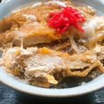 藤よし - かつ丼断面