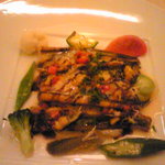 穴子の瞬間燻製