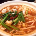 和楽ダイニング びりけん - ﾁｹﾞもつ鍋(一人前)