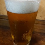 福田フライ - 2018年9月 生ビール　450円