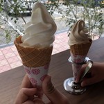 秋川牧園 直売店 - ソフトクリーム