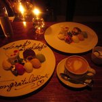 リストランテ イル コンティヌオ - 再来店：コースのバースデーデザートは通常より多めをと注文④(2011.08月より)