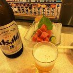 Amiyaki Ganso Shichirin - 大瓶ビール