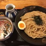 ら～めん たつみ - 和風つけ麺大盛り