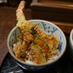 そば八 - ミニ天丼