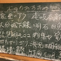 うを徳 - 本日のお品書き(Ｈ30.4)