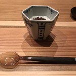 まき村 - 牛乳プリンと小豆 抹茶ソース