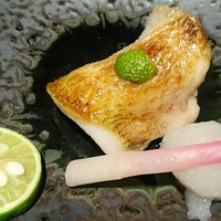 鮨 なかや - のど黒塩焼き。