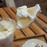 フルーツすぎ - 器の中にもカット桃がゴロッと