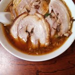 お食事処 やちよ - しょうゆらんしゅうめんチャーシュー入り(850円、同行者が食べた物)