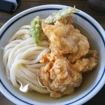 本格手打 麺の蔵 - かしわひやかけ（小）