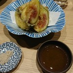 割烹 熊谷 - いちじく天婦羅