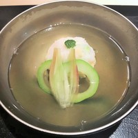ぎんざ 一二岐 - アオリイカのしんじょを使ったお椀