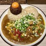 吉田カレー  - チキンクリームカレー・薬味