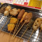 串かつ 焼きとり 串久 - 盛合せ10本