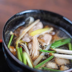 ひびき庵 - 金針茹（えのきたけ）