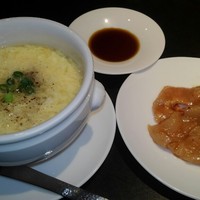 仙台牛焼肉 花牛 - 玉子スープと上ミノ