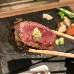 Steak&wine Lamp - お肉アップ！